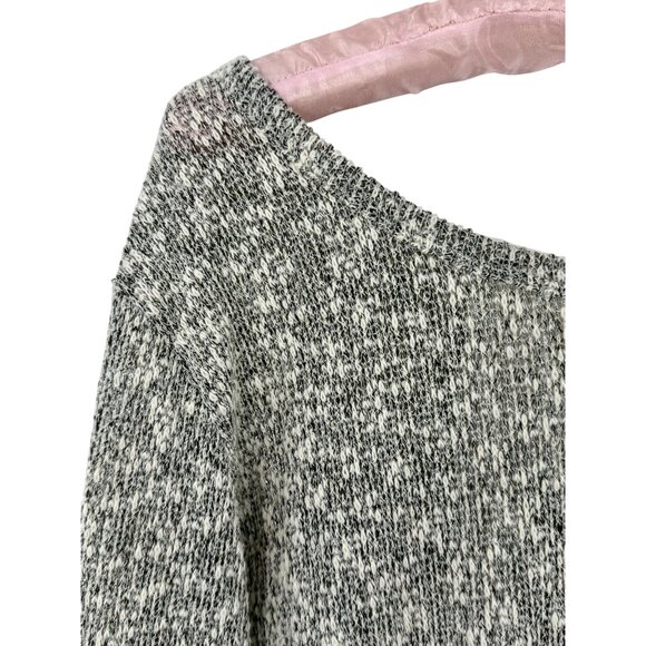 Anthropologie X Clu Willoughby Shimmer Knit Ruffle Hem Bow Back L/S Top - Picture 10 of 16